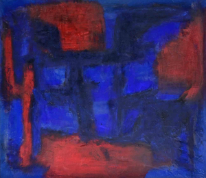 Giorgio Lo Fermo, Abstract Composition, Oil Painting, 1994