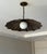Handcrafted Black Antique Brass Finish Pendant Light, Unique Brass Ceiling Light, Milk Glass Globe, Vintage Home Decor For Sale - Image 6 of 10