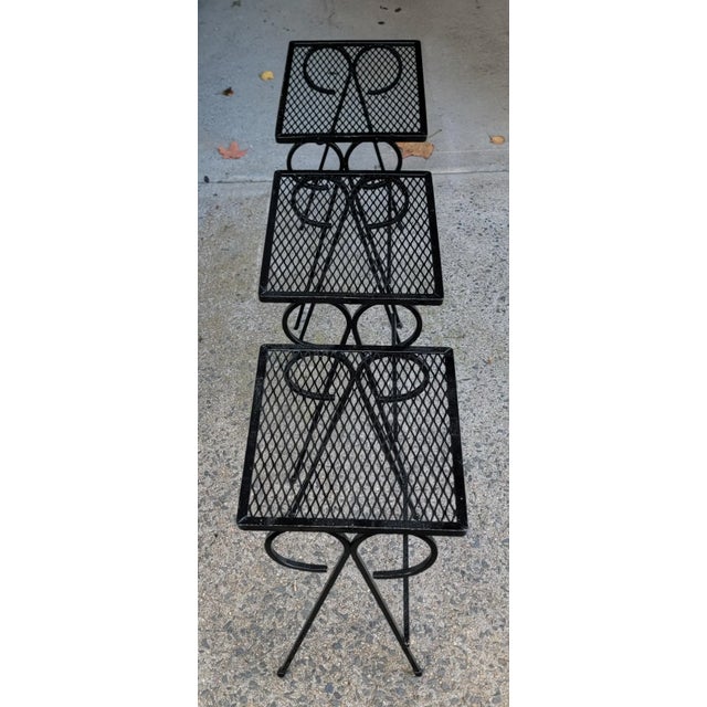 1960s Maurizio Tempestini Nesting Tables an Attribution to Salterini For Sale - Image 5 of 10