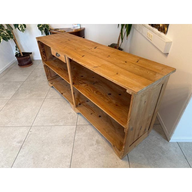 Vintage Rustic Farmhouse Bar Table For Sale - Image 17 of 18