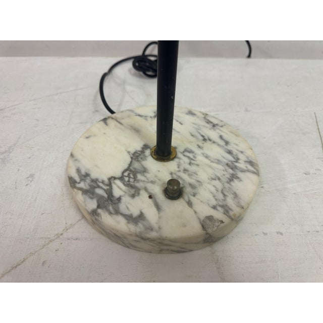 Italian Floor Lamp with Marble Base, 1960s For Sale - Image 14 of 15