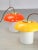 Mid-Century Modern Mid-Century Glass and Brass Mushroom Pendant Lamps, Set of 2 For Sale - Image 3 of 12
