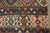 1920s Multicolor Geometric Kilim Antique Caucasian Flat-Weave Carpet 6'3" X 10' Wool Rug For Sale In New York - Image 6 of 17