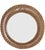 Mid-Century Modern French Round Rattan Mirror, 1950s For Sale - Image 4 of 4