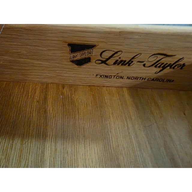 American Vintage Link-Taylor Solid Wood Nightstands (Matching Pair) For Sale - Image 3 of 11