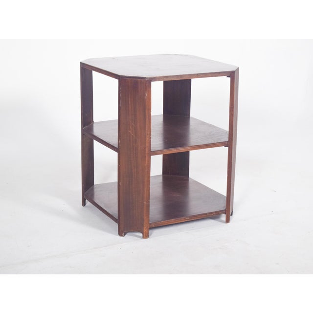 Art Deco Side Table in Walnut, 1920s For Sale - Image 3 of 8