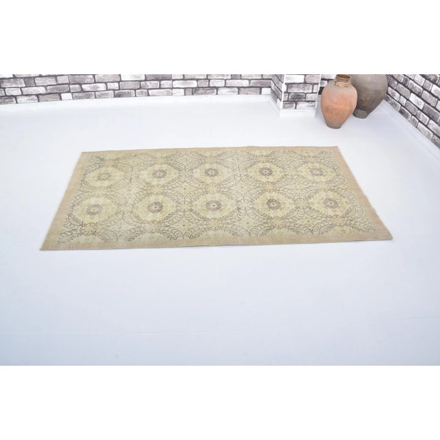 1960s Handmade wool and cotton rug in Turkish Anatolian Carpet, Vintage Area Rug, Turkish Vintage Anatolian Rug, Handmade...