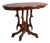Salon Table in Walnut, Central Europe, 1880 For Sale