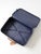 1980s Frequent Traveler Blue Tweed Rolling Suitcase For Sale - Image 9 of 12