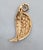 Metal Vintage 1960s Signed Napier Goldtone "Woven" Leaf Brooch For Sale - Image 7 of 7