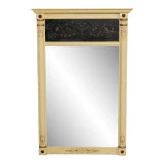 Mid 20th Century Lambert Hitchcock Stenciled Trumeau Mirror For Sale