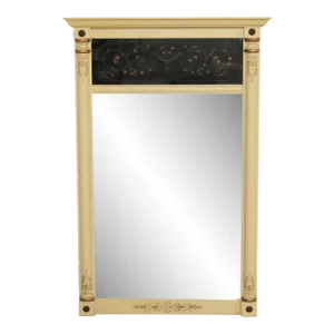 Mid 20th Century Lambert Hitchcock Stenciled Trumeau Mirror