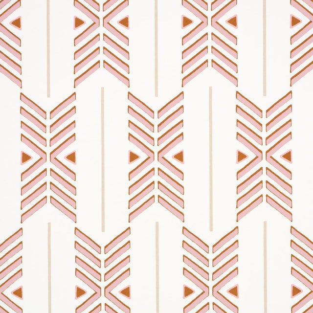 Contemporary SAMPLE - Schumacher X A Rum Fellow Quiver Wallpaper In Sunset For Sale - Image 3 of 4