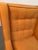 Pair of Vintage Mid-Century Modern Orange Upholstered Armchairs For Sale - Image 13 of 13