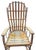 Cabin Vintage Amish Handmade Hickory & Oak Bentwood Rocking Chair For Sale - Image 3 of 13