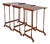 Italian Wooden Nesting Coffee Tables, Late 19th Century, Set of 3 For Sale