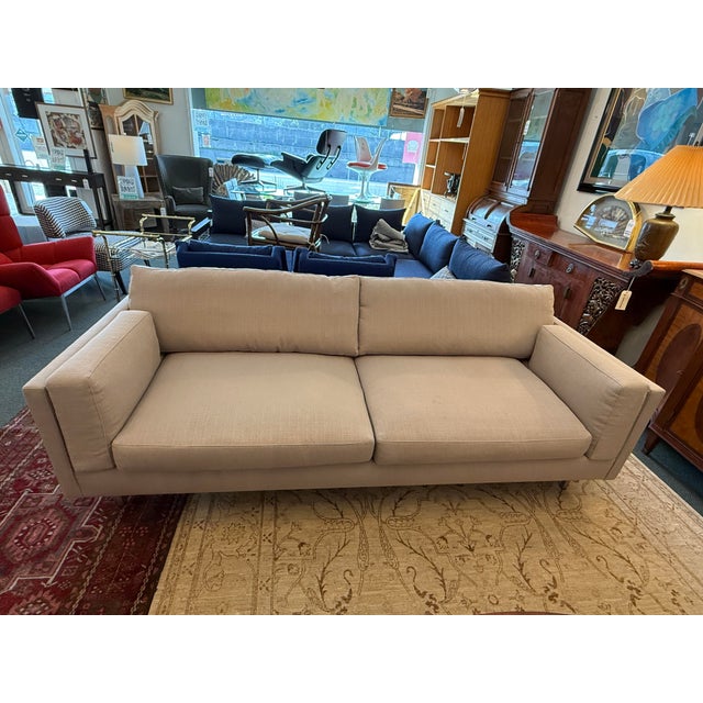 Mid-Century Modern Benchmade Modern Skinny Fat Sofa For Sale - Image 3 of 12
