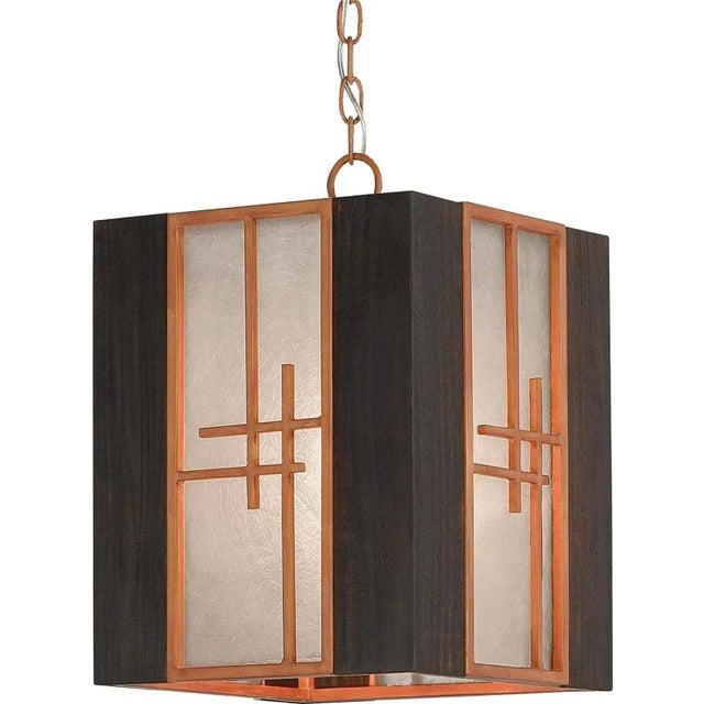 Contemporary Currey & Company Hiroshi Koshitaka Kiyamacki Lantern For Sale - Image 3 of 3