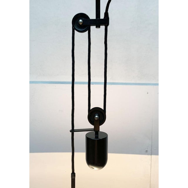 Vintage Postmodern Counterweight Pendant Lamp from Metalarte, 1980s For Sale - Image 17 of 18