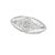 Mid 20th Century Platinum Vintage Filigree Style Diamond Brooch For Sale - Image 5 of 10