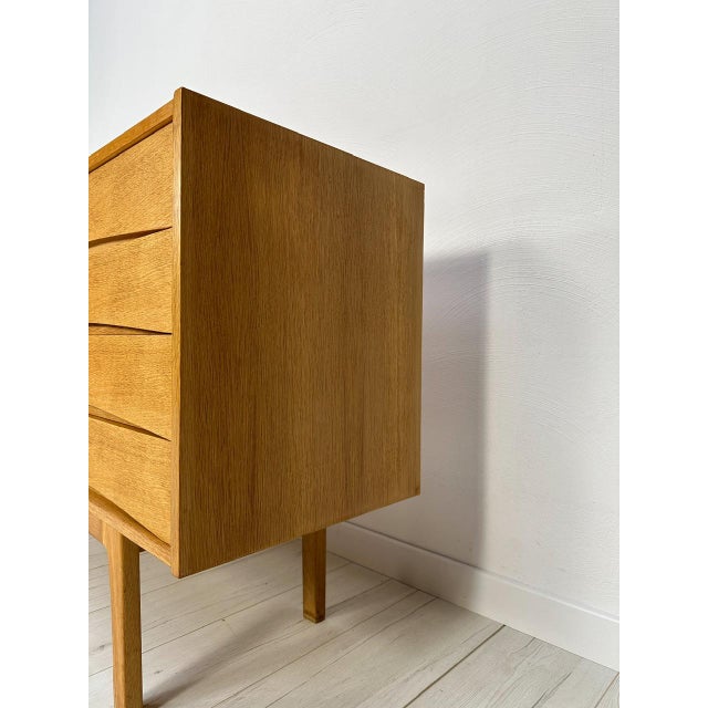 Scandinavian Minimalistic Oak Sideboard by Erik Wørts for Ikea, 1960s For Sale - Image 6 of 16
