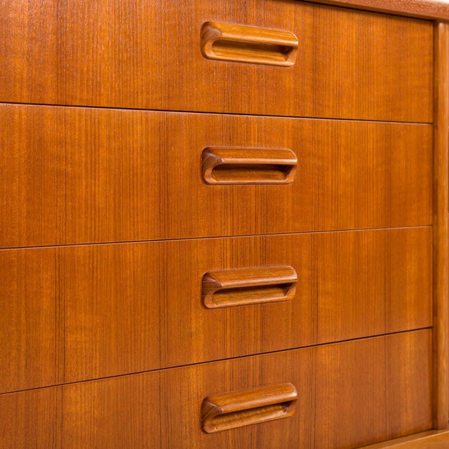 Scandinavian Teak Sideboard in the style of Nils Jonsson, 1960s For Sale - Image 11 of 17