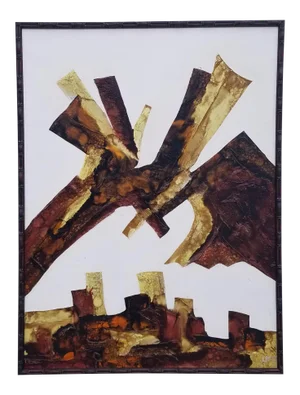 1980s Walcutt Abstract Painting