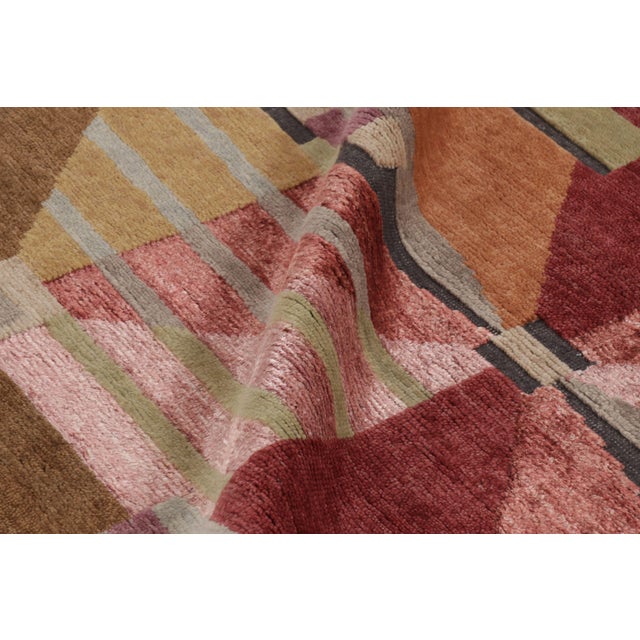 Textile Contemporary Scandinavian Style Geometric Wool Rug, by Rug & Kilim, India For Sale - Image 7 of 10