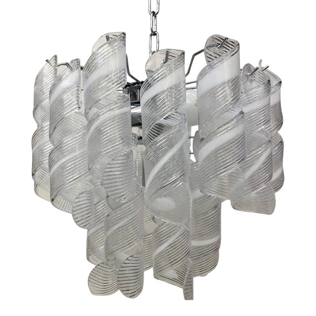 Mazzega-Style Murano Glass Sputnik Chandelier For Sale