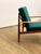 Forest Green Mid-Century Modern Danish Armchair by Grete Jalk for France & Søn, 1960s For Sale - Image 8 of 14