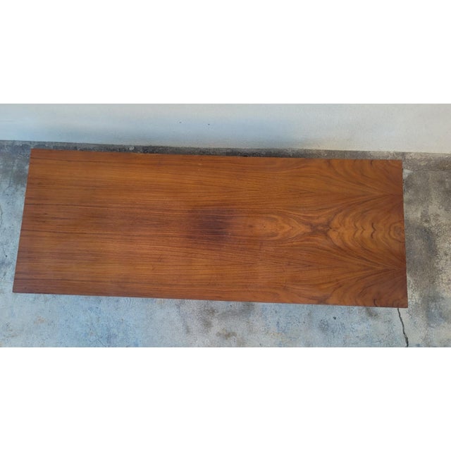 Wood Vintage Scandinavian Teak Coffee Table, 1960s For Sale - Image 7 of 8