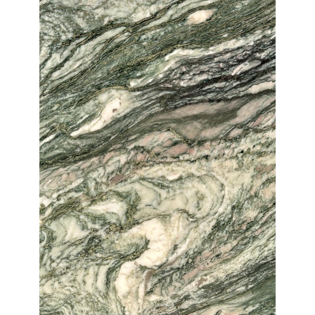 Cipollino Ondulato Marble Oval Coffee Table, Italy, 1980s For Sale - Image 15 of 16