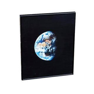 Framed Photography- View of the Earth From Apollo 11 For Sale