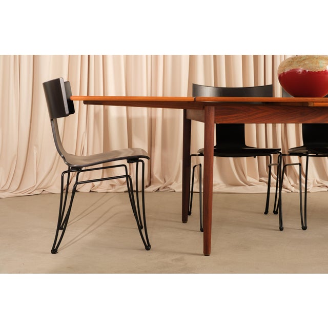 1970s Vintage Extendable Dining Table Attributed to Dyrlund, 1970s For Sale - Image 5 of 13