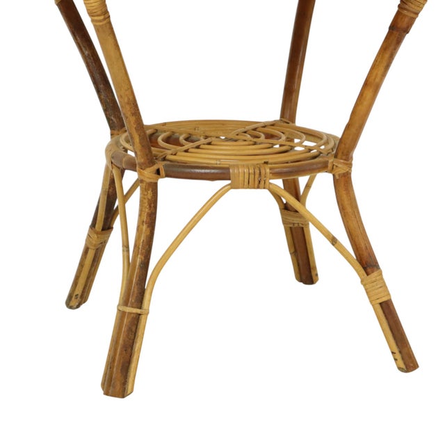 Vintage Rattan Armchairs and Table, 1960s, Set of 3 For Sale - Image 11 of 18