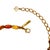 Oscar De La Renta 22k Gold Plated Orange Amber Resin Leaf Statement Necklace For Sale - Image 9 of 13