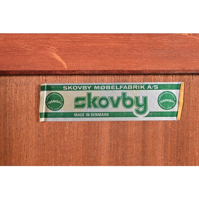 Skovby Danish Modern Rosewood Lighted Bookcase Cabinet, Circa 1970s For Sale - Image 12 of 13