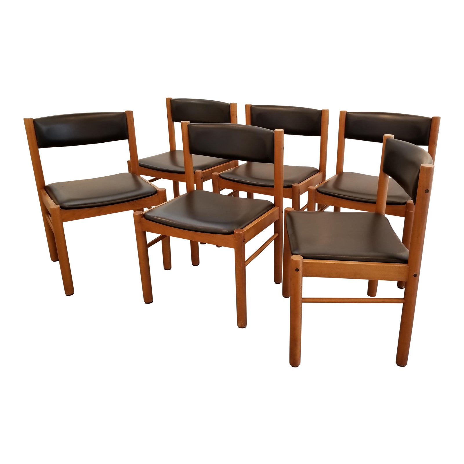Danish Modern Dining Chairs Copenhagen Set 6 Chairish