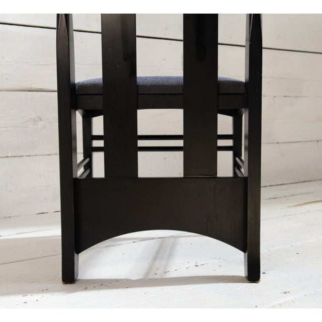 Black Argyle Chair by C.R. Mackintosh for Cassina, 1970s For Sale - Image 8 of 15