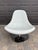 Mid-Century Modern Vintage Carl Öjerstam Ikea Tirup Chair in White Leather For Sale - Image 3 of 7