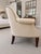 English Vintage Baker Furniture Milling Road Mahogany Club / Bergère Chair For Sale - Image 3 of 5