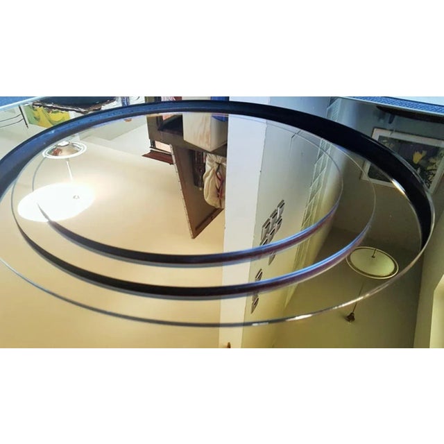 Gold Italian Bronze Mirror by Giannoli, 1960s For Sale - Image 8 of 18