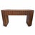 Scalloped Oval Wood Console Table For Sale In Los Angeles - Image 6 of 12