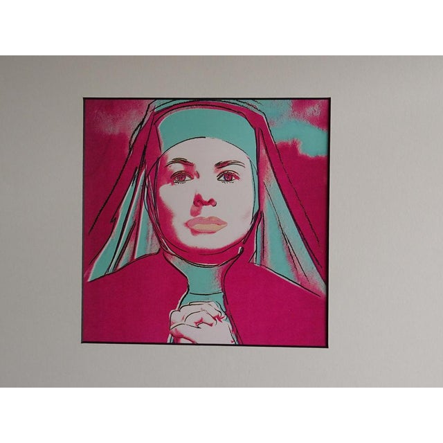 Modern After Andy Warhol, The Nun, Ingrid Bergman, 1987, Serigraphy For Sale - Image 3 of 8