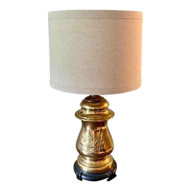 Duck Brass Lamp For Sale