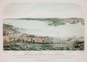 Vintage View of Kronstadt