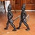 Pair of American Cast Iron “Hessian Soldier” Andirons For Sale - Image 4 of 12