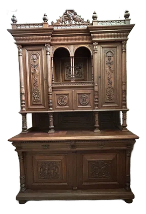 French Renaissance Revival Buffet À Deux Corps