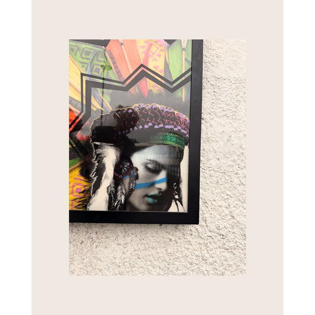 Static, Figurative Street Painting, 1990s, Mixed Media and Spray Paint For Sale - Image 3 of 6