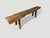 Contemporary Andrianna Shamaris Teak Wood Log Style Bench For Sale - Image 3 of 5